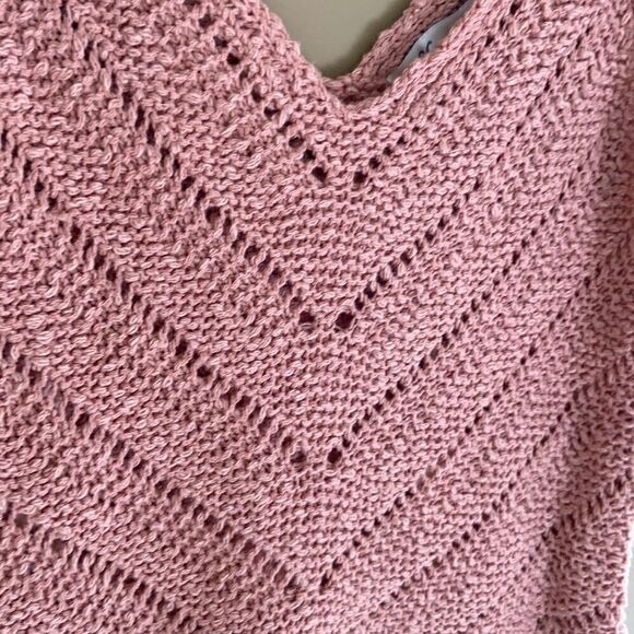 nwt Soft Dusty Rose Colored Sweater Tank Top - Large - Picture 2 of 5